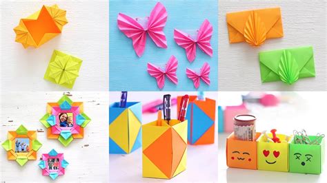 6 Best Paper Crafts | DIY Paper Craft | Ventuno Art - YouTube