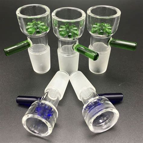 2021 Smoking Accessories Glass Bowl 14mm 18mm Green Blue Colorful Bowls ...