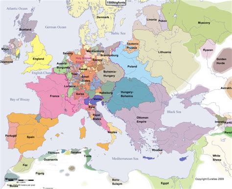 middle ages - How were the borders of the Holy Roman Empire established ...