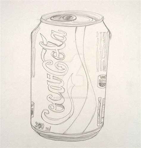 Coca-Cola (Coke) Can - Sketch by vinivolpini on DeviantArt