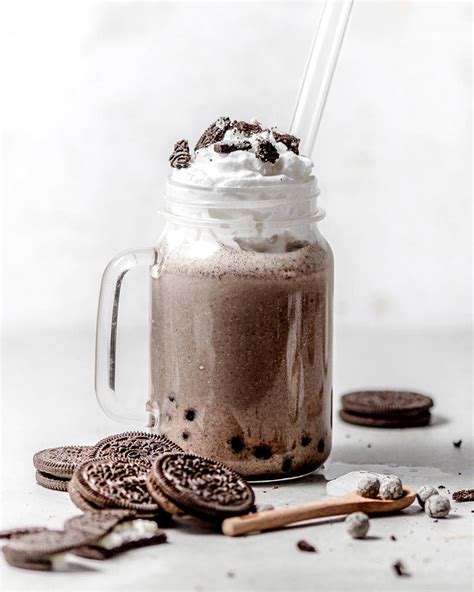 Oreo Bubble Milk Tea (Cookies and Cream Boba)