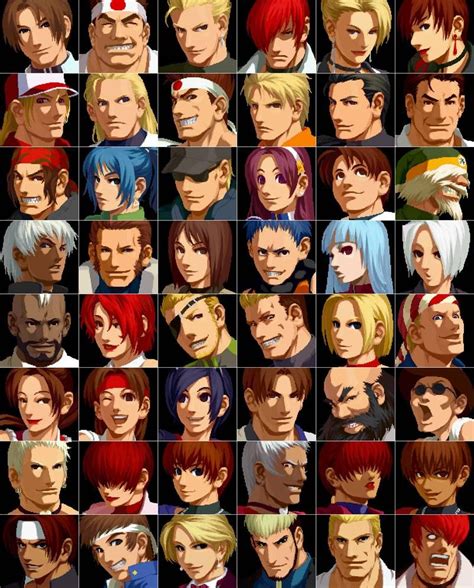 KOF 2002 Cast by topdog4815 Art Of Fighting, Fighting Games, Virtual ...