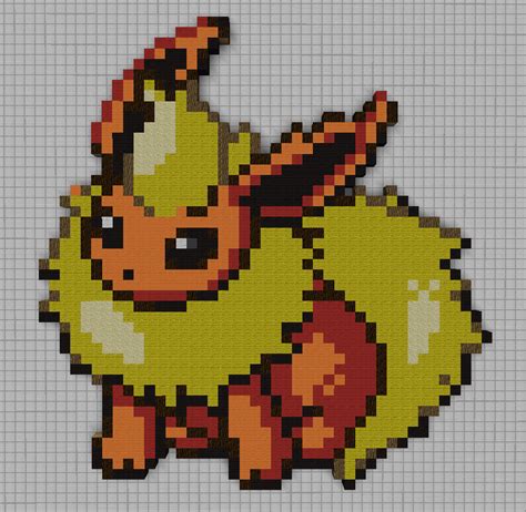 #136 Flareon by PkmnMc on DeviantArt