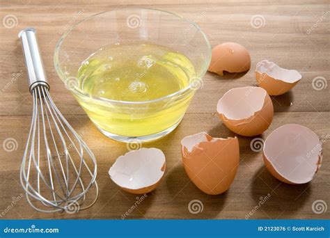 Raw egg whites stock photo. Image of cooking, ingredient - 2123076