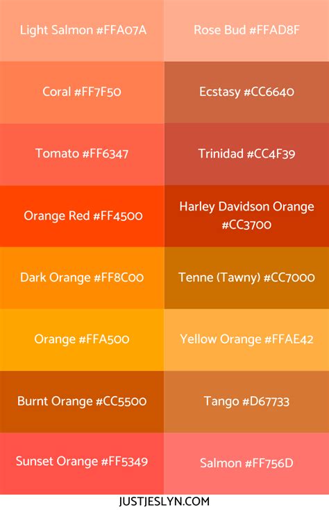 Names for Colors: 160 Ideas To Inspire Your Next Project (With Hex ...