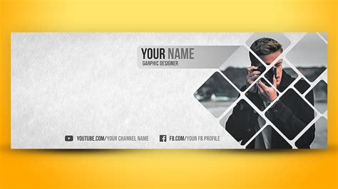 How To Make Facebook Cover Photo Design - Photoshop Tutorial | Cover ...