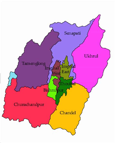 Imphal Manipur Map