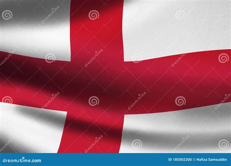 England flag waving stock illustration. Illustration of banner - 185002300