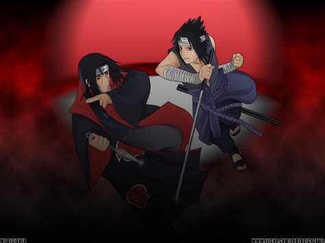 Itachi Fighting Sasuke