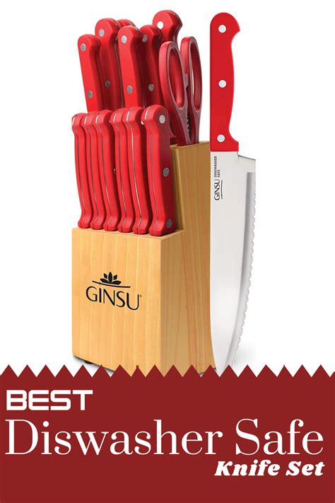 Ginsu Kiso Dishwasher Safe Red 14 Piece Knife Set | Best dishwasher ...