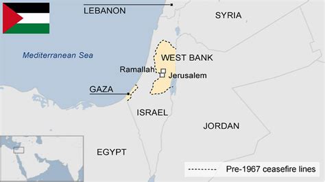 Map Of Israel And Palestinian Territories - Abbe Lindsy