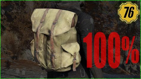 FALLOUT 76 Small Backpack Plan Location 100% - YouTube