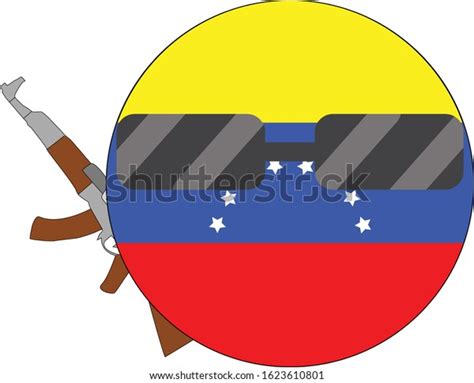 Cool Venezuela Flag Emoji Round Venezuelan Stock Vector (Royalty Free ...