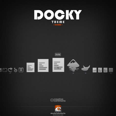 Docky theme : Invisible by MadeInKobaia on DeviantArt