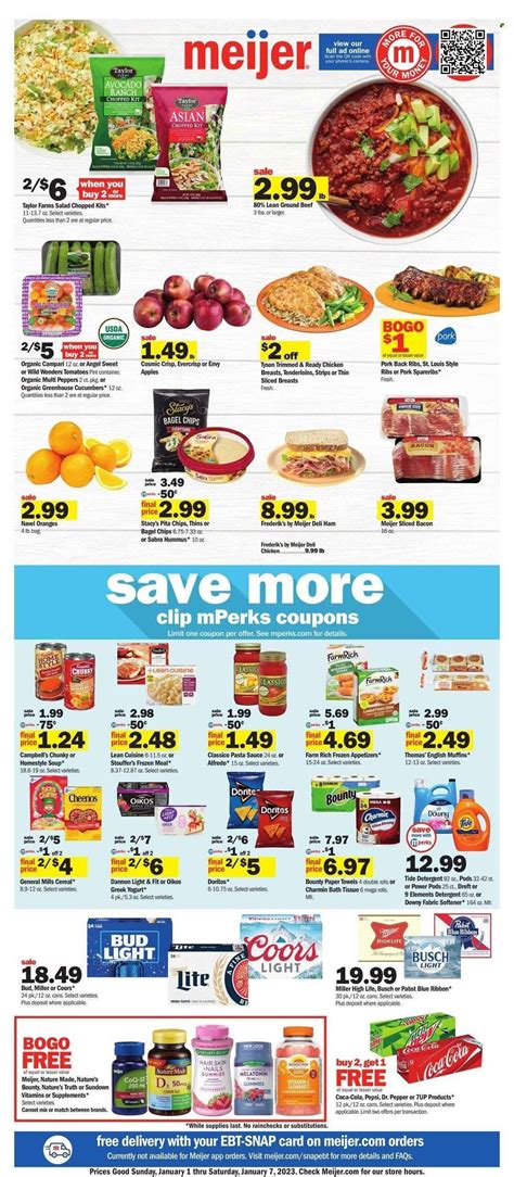 Meijer (MI) Weekly Ad Flyer Specials January 1 to January 7, 2023