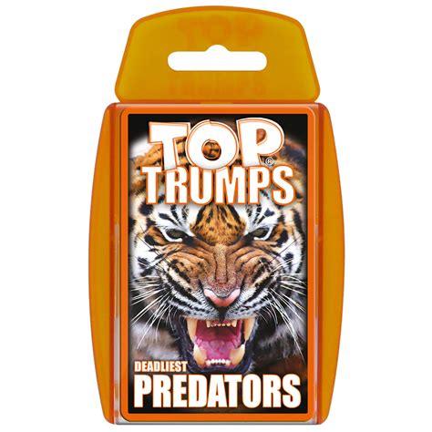 Top Trumps Card Game - Predators Edition Toys - Zavvi UK