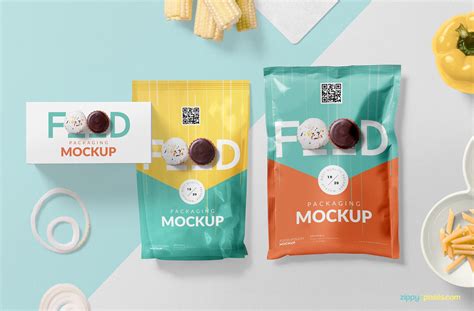 Awesome Food Packaging Mockup Free PSD | ZippyPixels | Packaging mockup ...