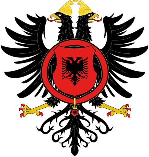 Image - Royal Coat of Arms of Albania by eric4e.png | Alternative ...