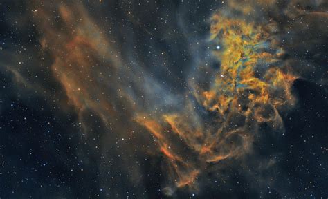 Flaming Star Nebula IC 405: Size, Location, Distance, Magnitude, Stars