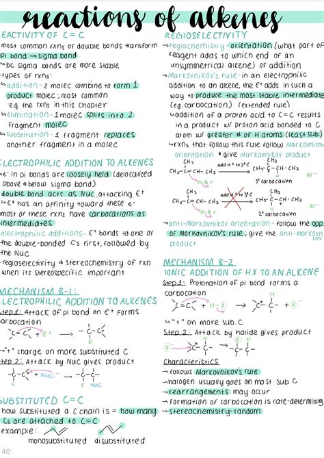 Organic Chemistry 1 Notes 40 Pages - Etsy UK