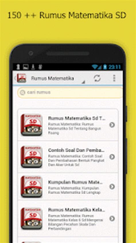 Rumus Matematika SD Lengkap for Android - Download