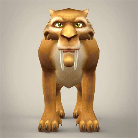 Lion from Ice Age - 3D Model by 3dseller