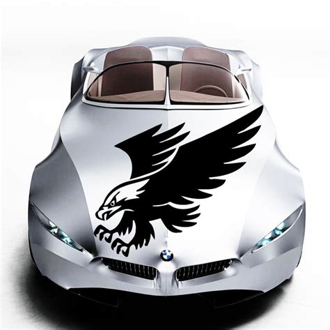 Car Decals Hood Decal Vinyl Sticker Eagle Bird Predator Auto Decor ...