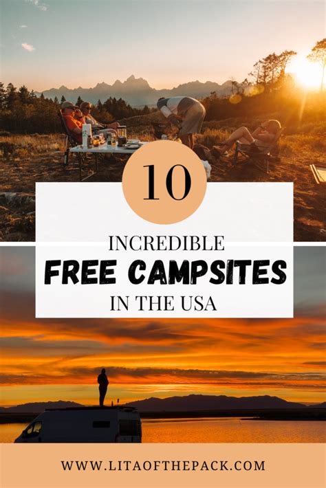 10 Best Free Campsites in the US - Lita of the Pack