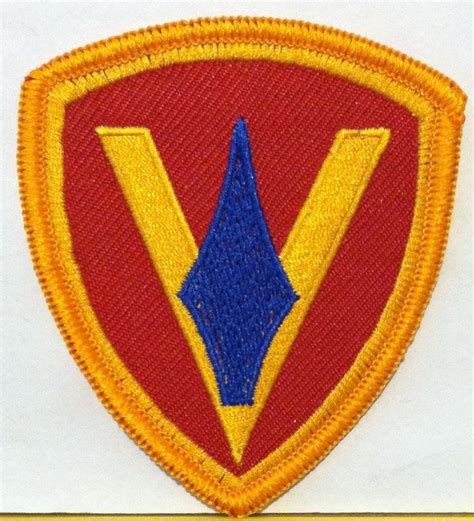 5th Marine Division USA Infantry Division PATCH W/ VELCRO® Brand ...