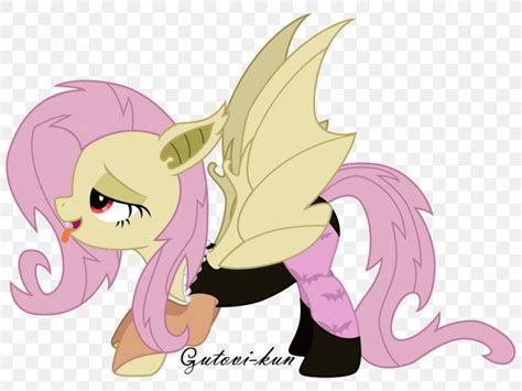 Pony Fluttershy Cartoon Vampire Fan Art, PNG, 1032x774px, Watercolor ...