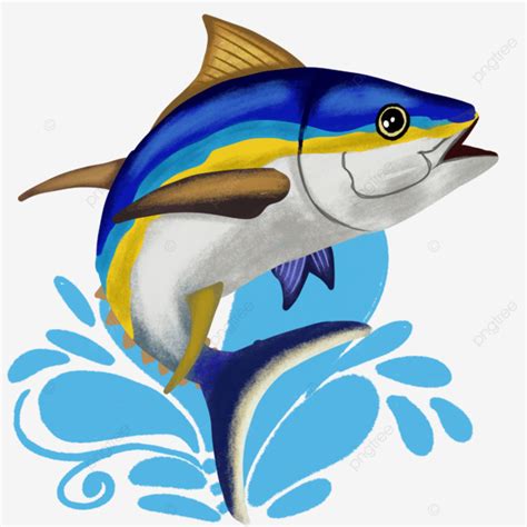 Ilustração De Atum PNG , Vetor De Atum, Desenho Animado De Atum, Peixe ...