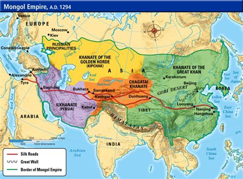 Mongolian Empire Map