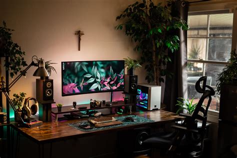 some updates to the jungle in 2020 | Office setup, Home office setup ...