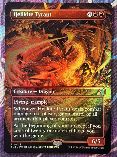 Hellkite Tyrant RVR Full Art Foil – Bootleg Mage