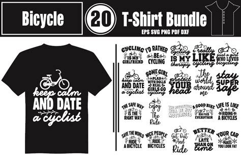 Bicycle T-Shirt Design Bundle Graphic by Vintage · Creative Fabrica