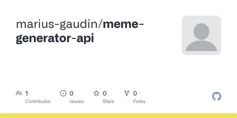 GitHub - marius-gaudin/meme-generator-api