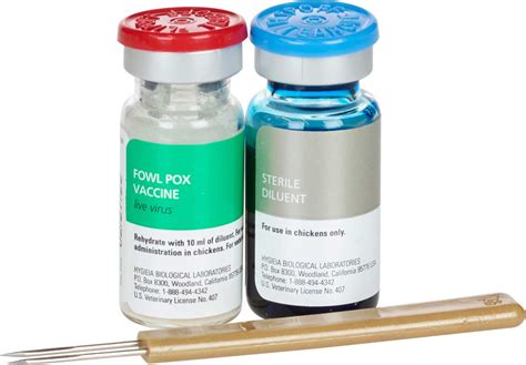 Fowl Pox Vaccine for Chickens Hygieia - Vaccines | Poultry | Farm