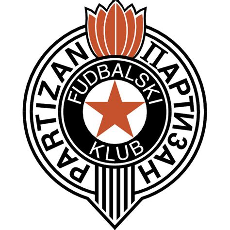 FK Partizan Belgrade logo Royalty Free Stock SVG Vector