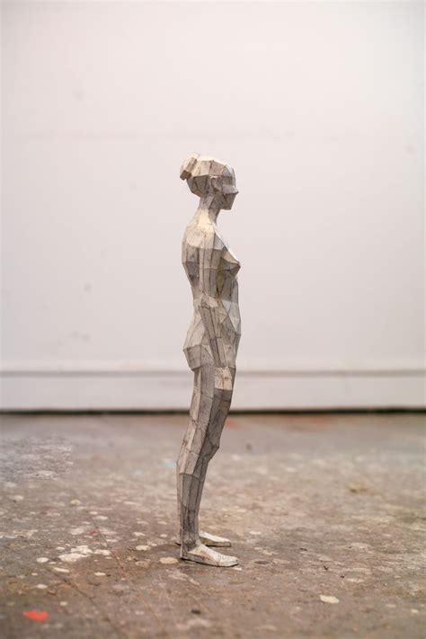 Sculptures made out of folded paper inspired by the 3D characters ...