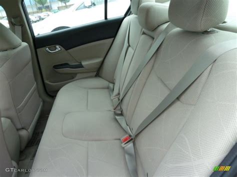 Beige Interior 2012 Honda Civic EX Sedan Photo #51885641 | GTCarLot.com