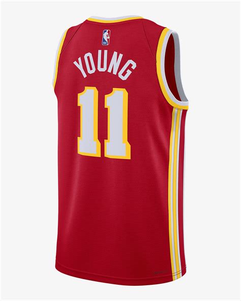 Atlanta Hawks Icon Edition 2022/23 Men's Nike Dri-FIT NBA Swingman ...