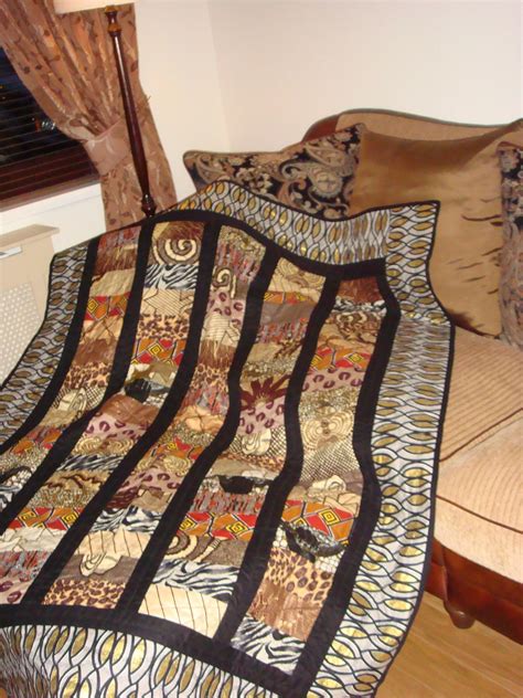 My first african fabric quilt | African quilts, African american quilts ...