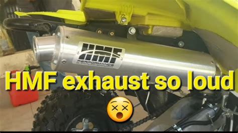 Warrior 350 HMF Exhaust Before After Comparison, 60% OFF