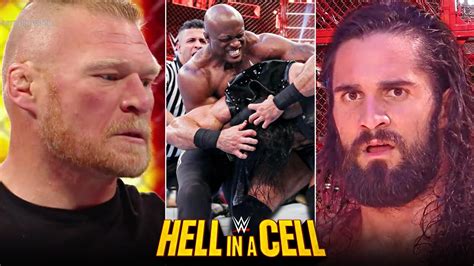 WWE Hell in a Cell 2021 LIVE Highlights ! Brock Lesnar RETURNS, Hell in ...