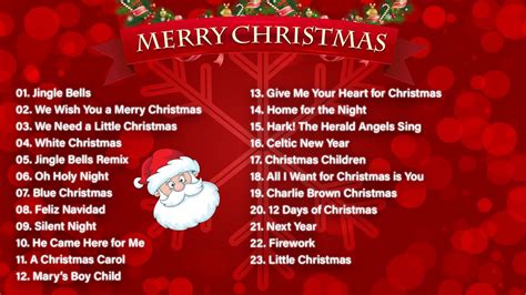 Top 100 Christmas Songs Of All Time 11 Hour Christmas Music Playlist ...