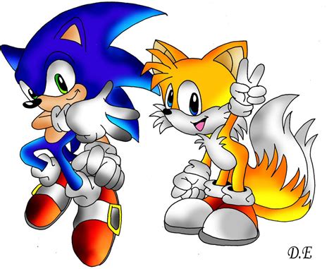 Sonic and Tails by kslrmine on DeviantArt