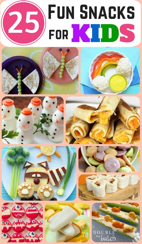 25 Fun and Healthy Snacks For Kids - Creative Snacks For Kids