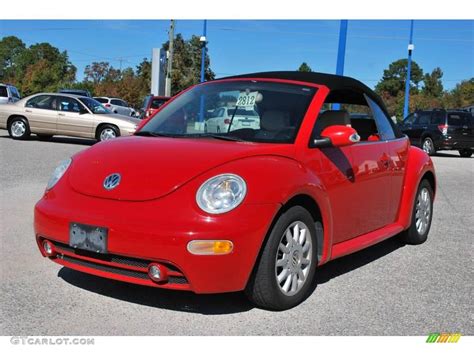 2005 Tornado Red Volkswagen New Beetle GLS Convertible #21623767 ...