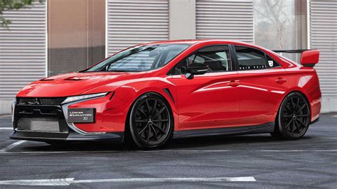 Unofficial Mitsubishi Lancer Evo Rendering Imagines A Sleek Successor