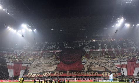 AC Milan banner has apparent reference to disbanded ultras group FDL ...